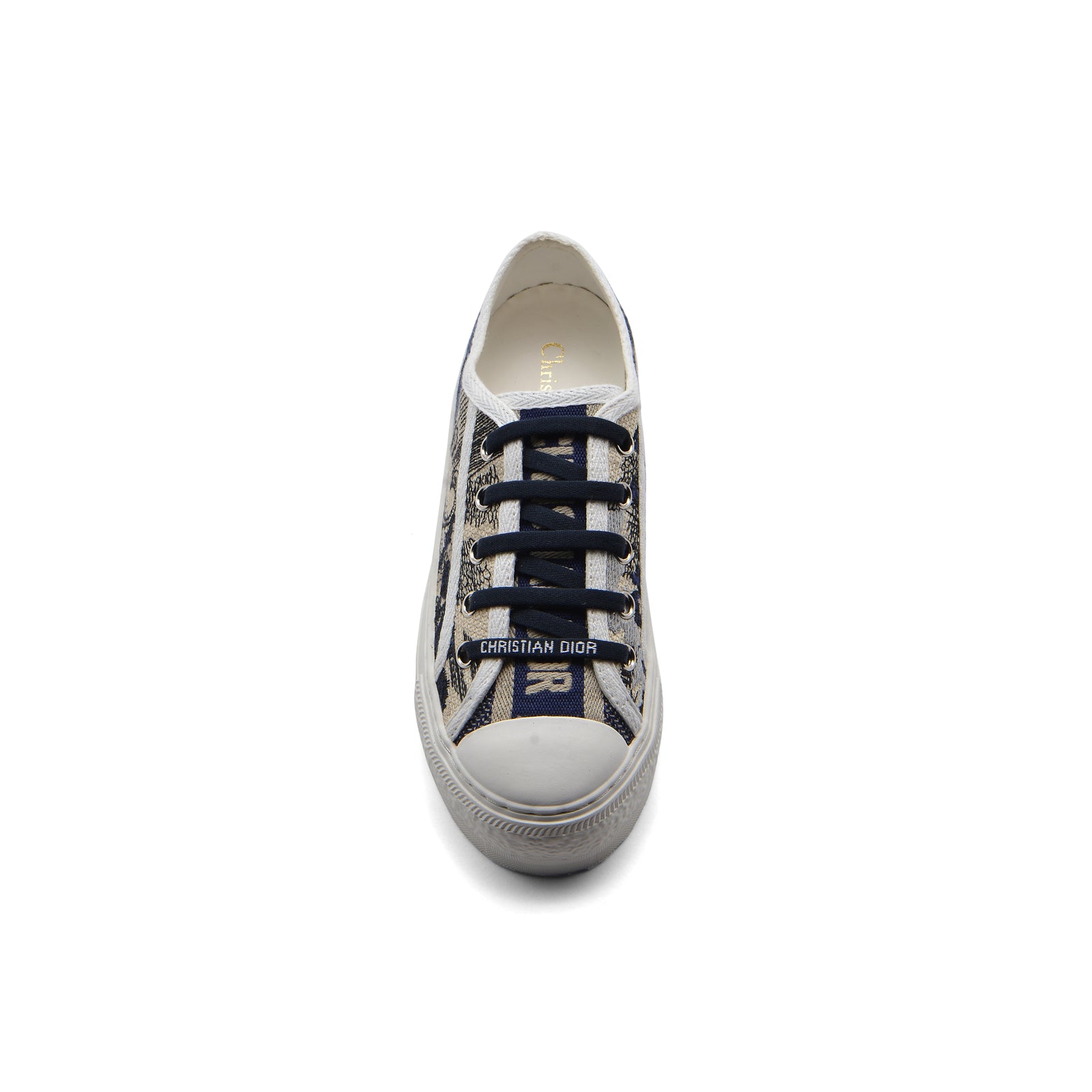 Dior Women Toile de Jouy Oblique Sneakers Woman 112-3 Navy - 3