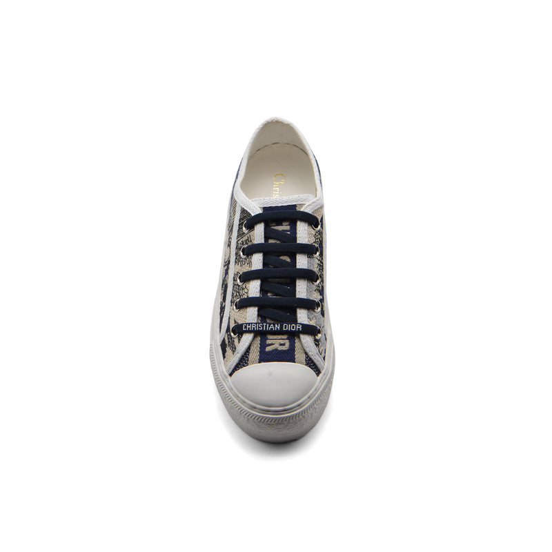 Dior Women Toile de Jouy Oblique Sneakers Woman 112-3 Navy - 3