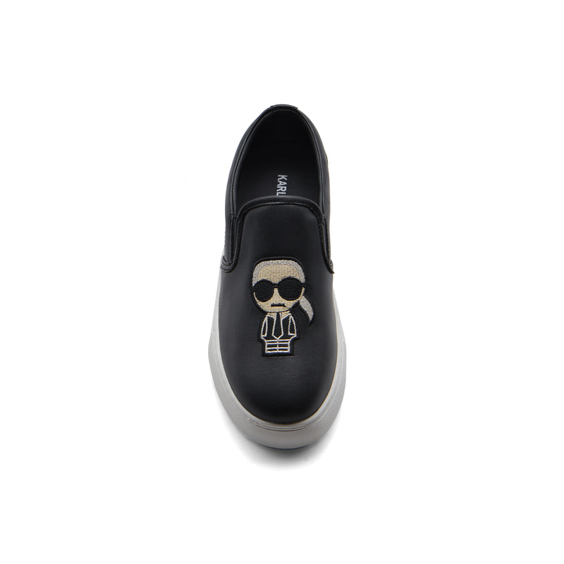 KUPSOLE Karl Leather slip-ons Ikonic Karl Lagerfeld 2546-3 Black - 3