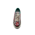 Gucci Cotton Wool Web Houndstooth Interlockin Sneakers Woman GG-1 Red - 3