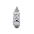 Calvin Klein Danya Cow Silk Platinum Sneakers Woman 9116 White&Silver - 3