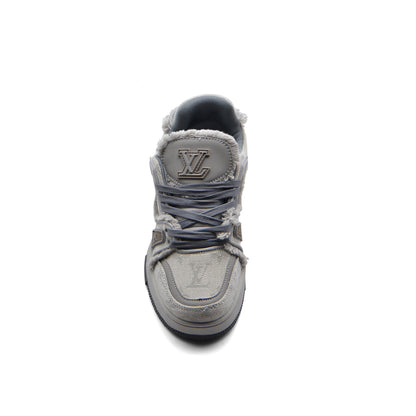 Louis Vuitton Trainer Sneakers Woman DS118 Gray