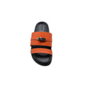 Hermes Jackson Sandals Designer Fumé Vivent Sliders Woman H8006-3 Orange - 3