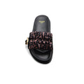 FENDI Toggle-Fastening FF-Logo Slides Slipper Woman 12395-12 Brown - 3