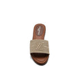 Louis Vuitton Lock It Flat Mule Monogram Sandals Woman L-118 Beige - 3