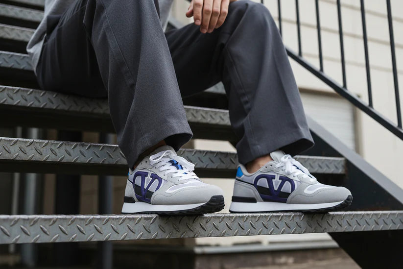 Valentino Garavani Vlogo Pace Sneakers Man LSXF28 Gray