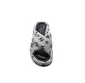 Chanel Puffy Flip Flops Puffy Leather Cross Slipper Woman 9803 White - 3