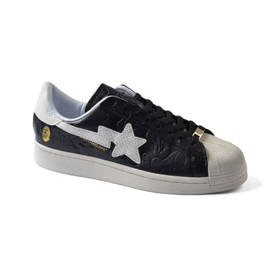 Adidas x Bapte Super Star 80s Sneakers Man 789002 Black