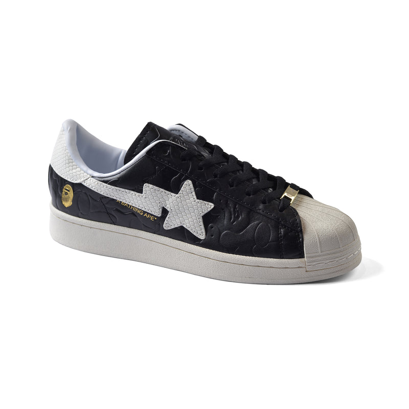 Adidas x Bapte Super Star 80s Sneakers Man 789002 Black - 1