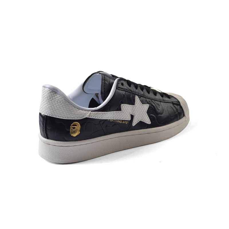 Adidas x Bapte Super Star 80s Sneakers Man 789002 Black - 2