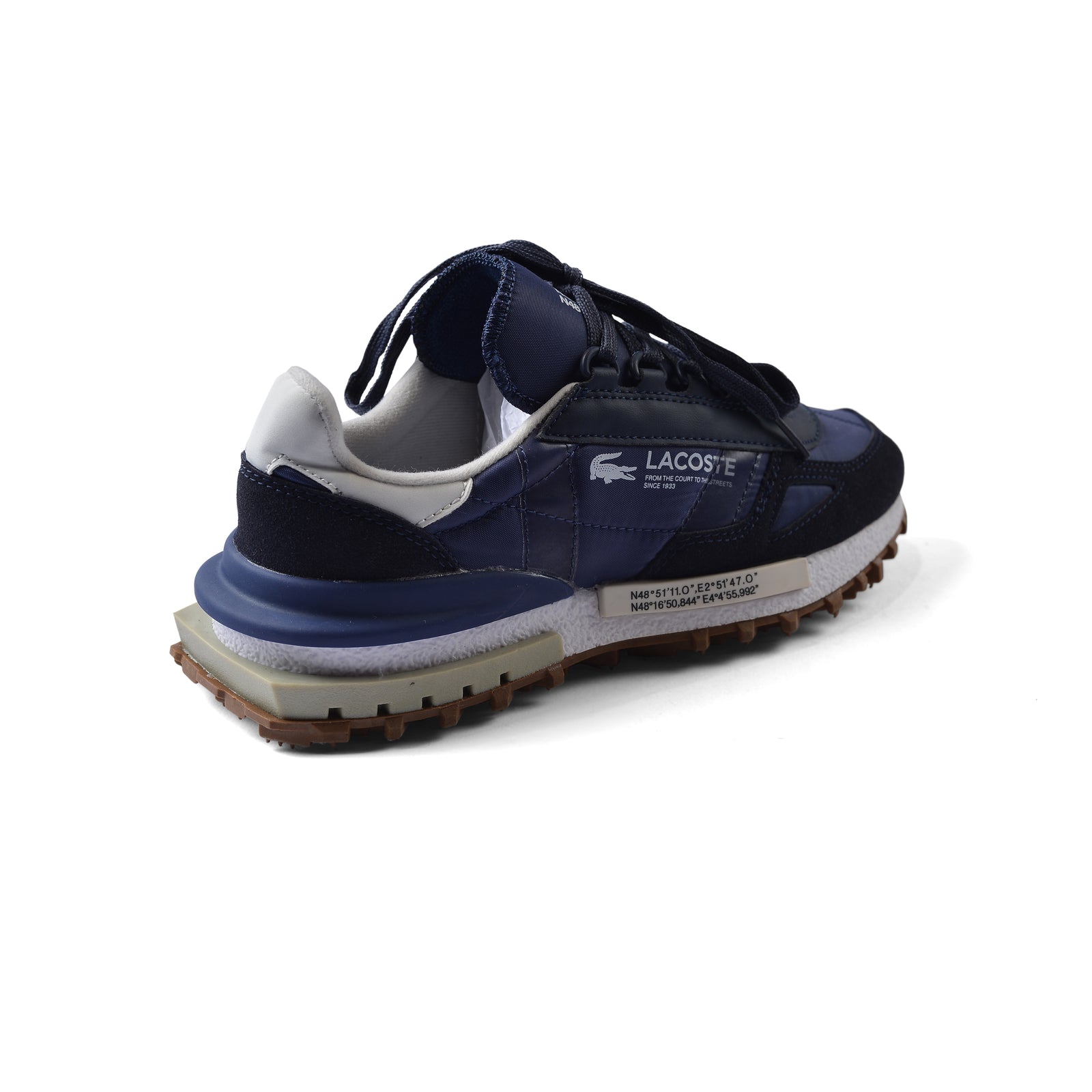 Lacoste Elite Active Sports Trainers Sneakers Man XV746 Navy - 2