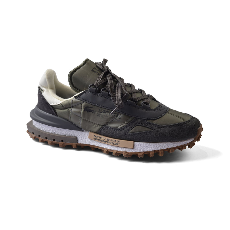 Lacoste Elite Active Sports Trainers Sneakers Man XV746 Olive - 1