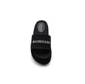 Gucci x Balenciaga Platform slide sandals for Women 2020-3 Black - 3