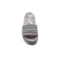 Christian Dior floral print Canvas Slide Sandals Woman DR-886 Gray - 3