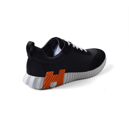 Hermes Bouncing Technical Mesh Suede SANDS Sneakers Man LA005 Black