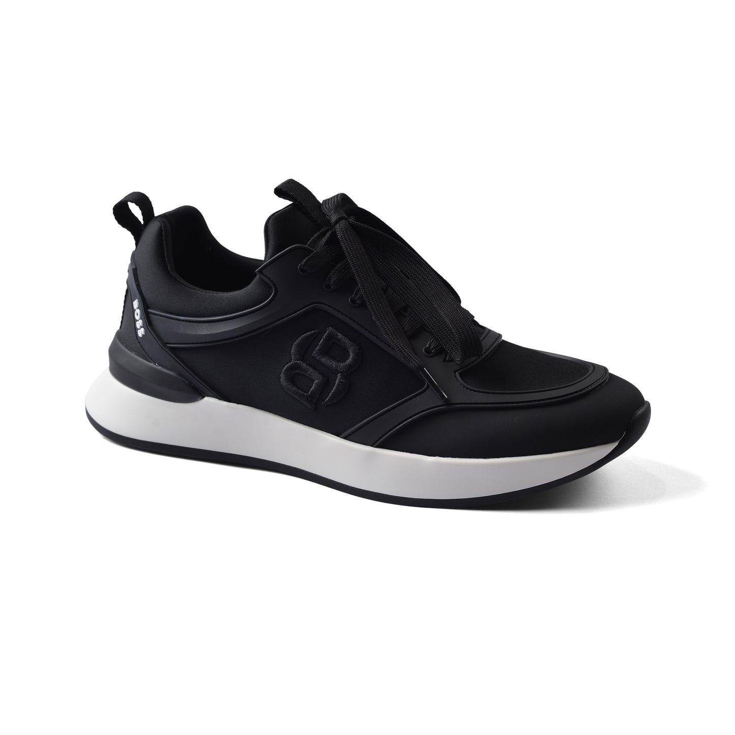 Hugo Boss Premium Quality Italian Sneakers Man LA007 Black
