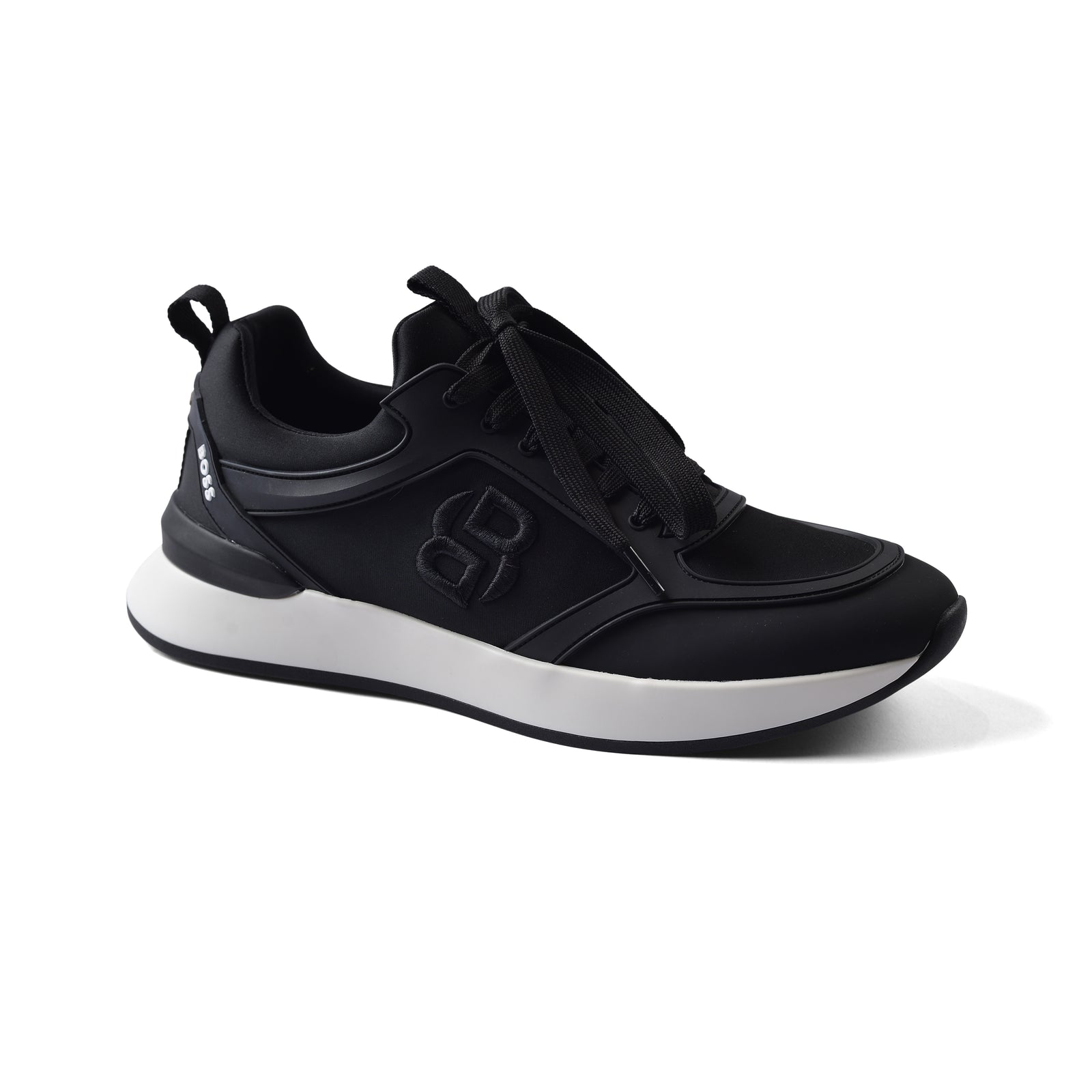 Hugo Boss Premium Quality Italian Sneakers Man LA007 Black - 1