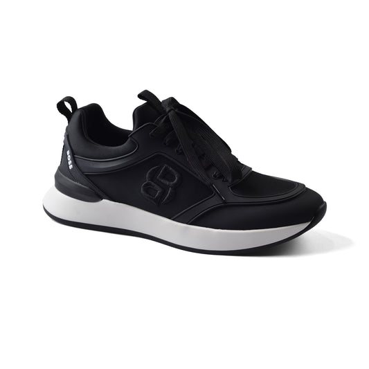 Hugo Boss Premium Quality Italian Sneakers Man LA007 Black