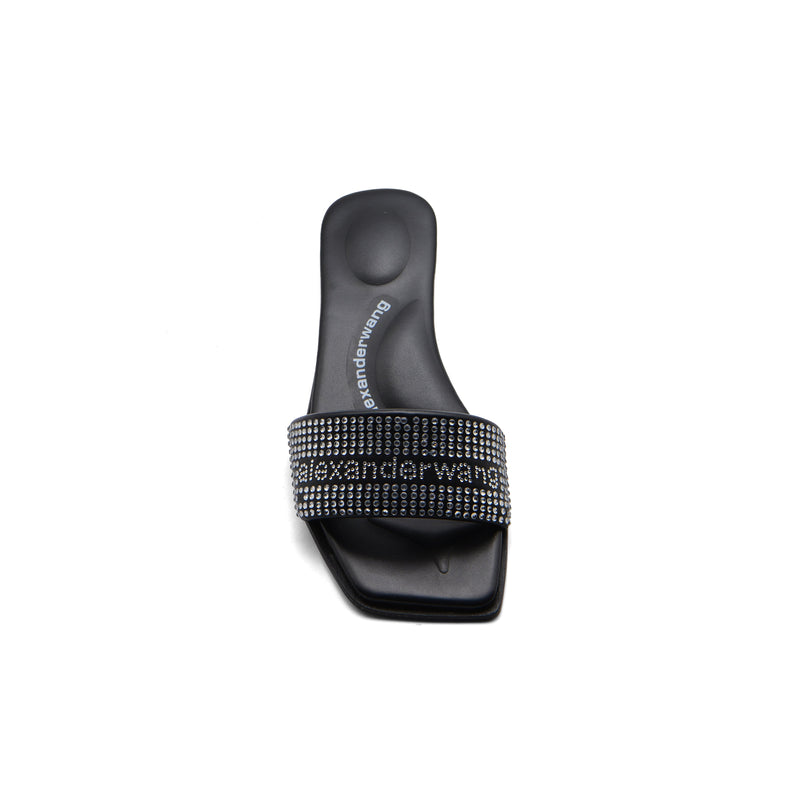 Alexander Wang Vy Crystal Embellished Slide Sandal Women 2025-6 Black - 4
