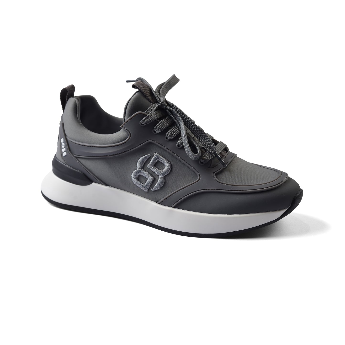 Hugo Boss Premium Quality Italian Sneakers Man LA007 Gray