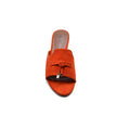 Loro Piana Summer Charms suede sandals Woman VR-9 Orange - 3