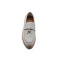 Loro Piana Suede Summer Charms Walk Loafers Woman VR-LA White - 3
