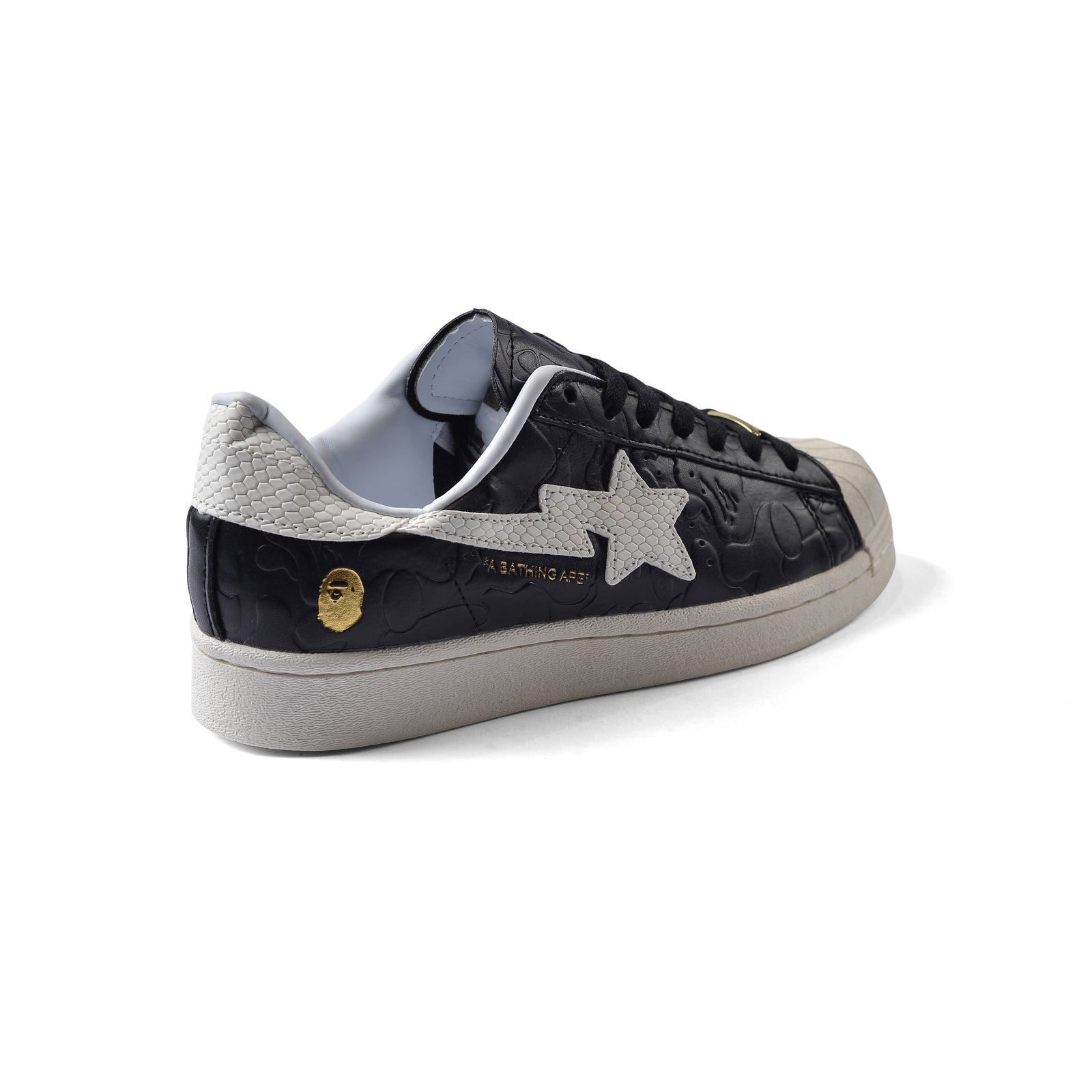 Adidas x Bapte Super Star 80s Sneakers Woman JR2703 Black - 2