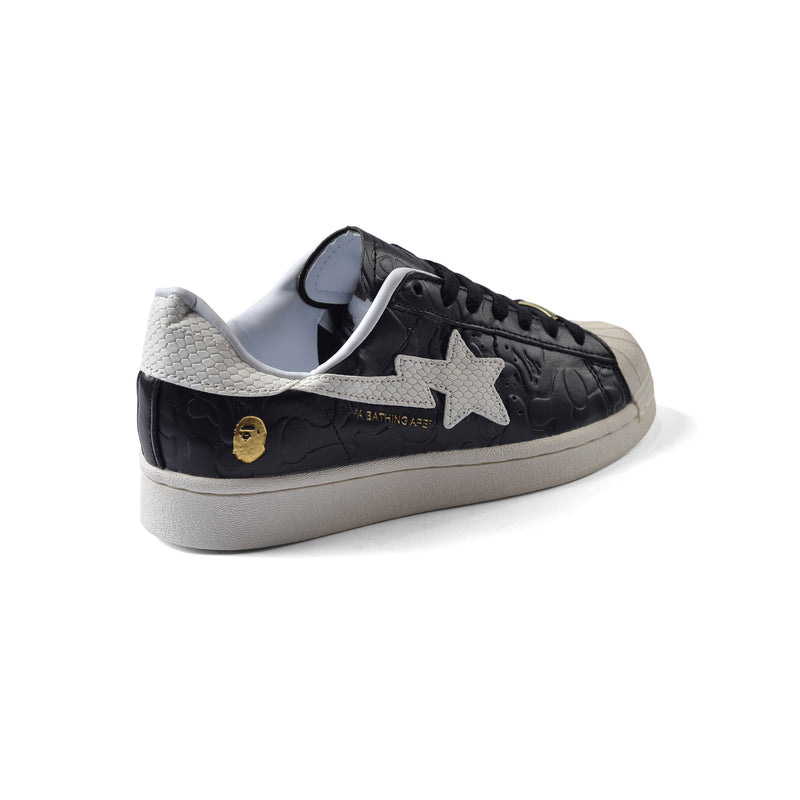 Adidas x Bapte Super Star 80s Sneakers Woman JR2703 Black - 2
