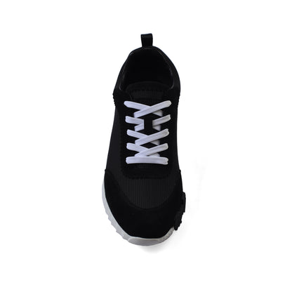 Hermes Bouncing Technical Mesh Suede SANDS Sneakers Man LA005 Black