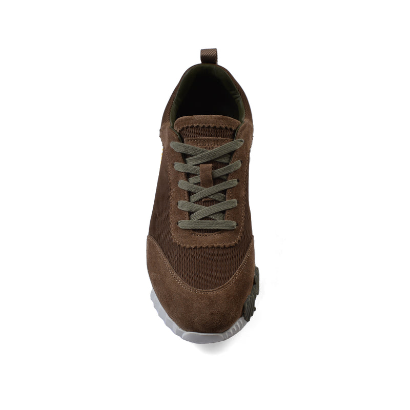 Hermes Bouncing Technical Mesh Suede SANDS Sneakers Man LA005 Coffee - 3
