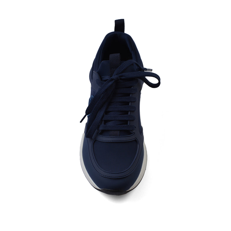 Hugo Boss Premium Quality Italian Sneakers Man LA007 Navy - 3