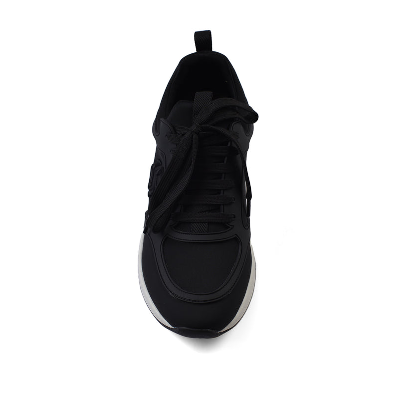 Hugo Boss Premium Quality Italian Sneakers Man LA007 Black - 3