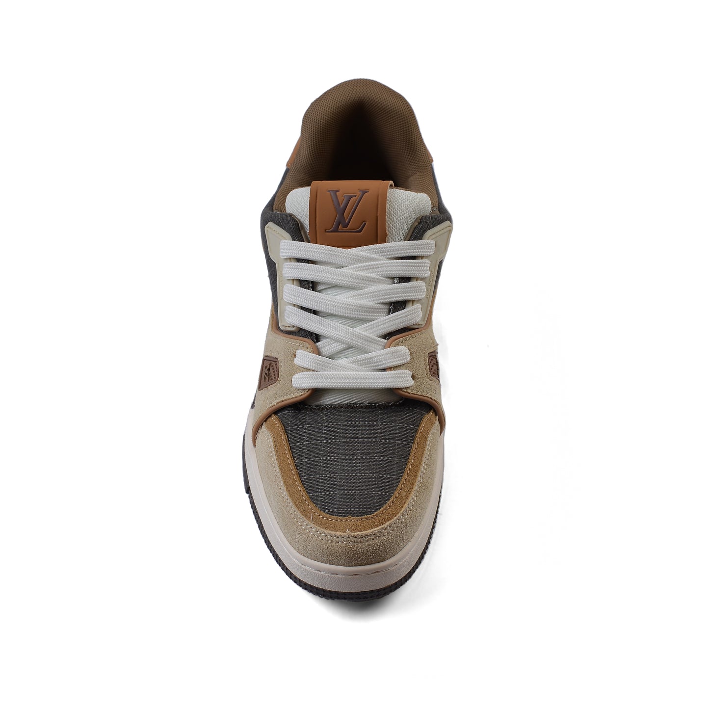LOUIS VUITTON Trainer Outdoor Sneakers Man 420N Brown&Beige
