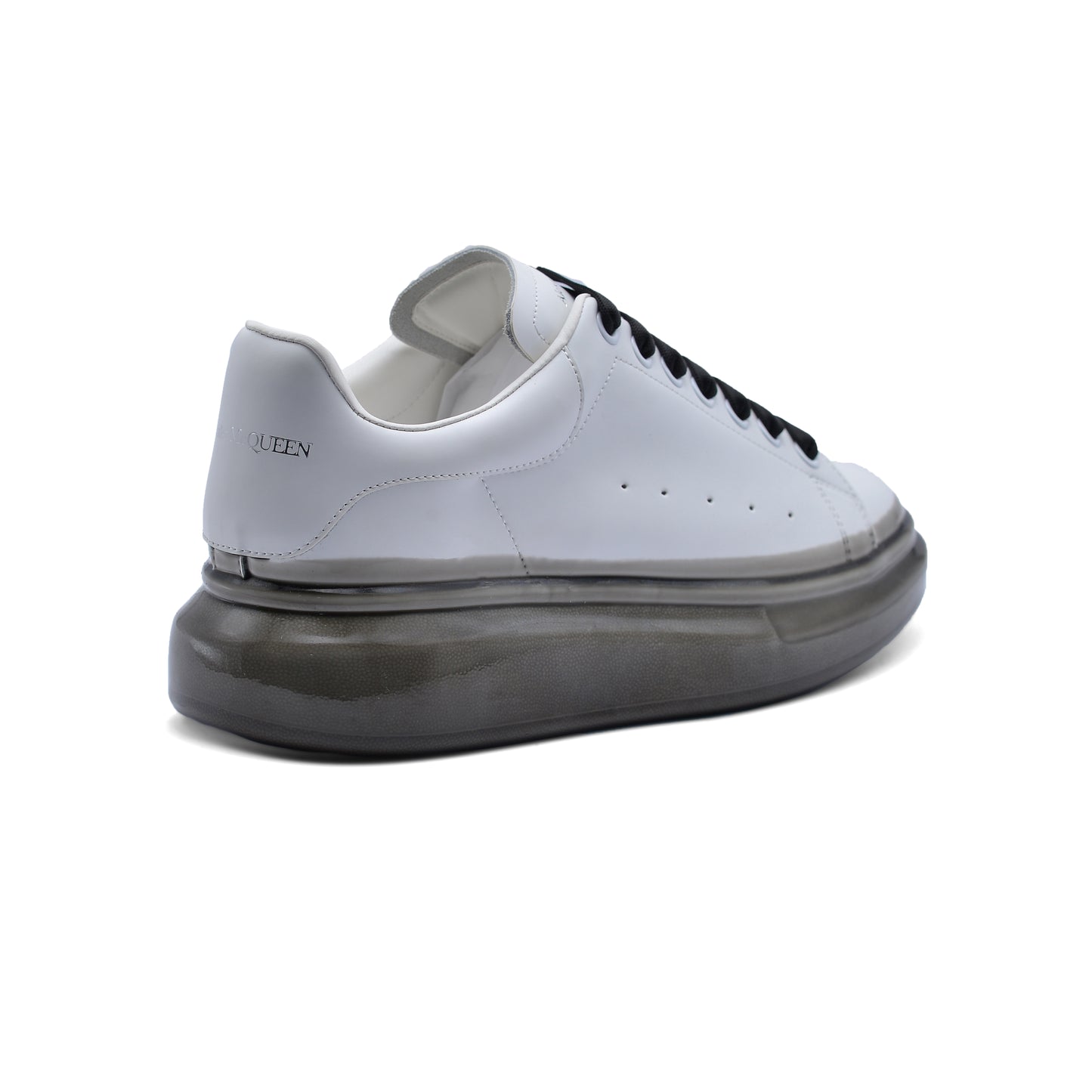 Sneakers Alexander McQueen Premium Quality Man 9076 White & Gray