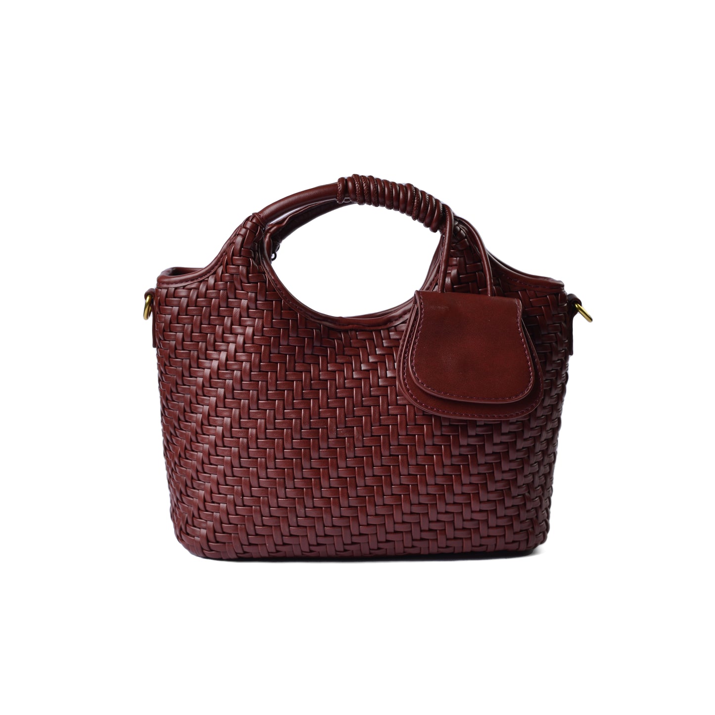 KUART Braided Tote Bag Quality for Every Style 8851 Marron