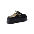 Miu Miu Open Back Loafer Suede Slipper Luxury Woman MA-923 Black - 2