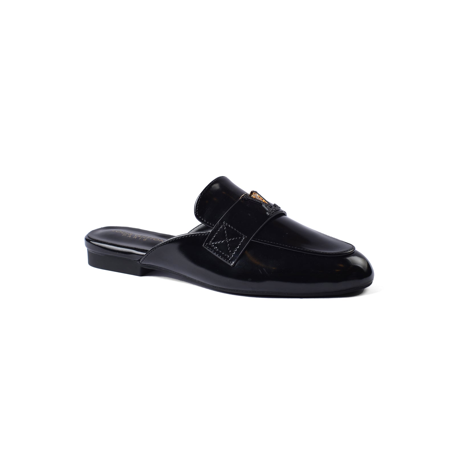 Louis Vuitton Mare Open Back Loafer - Luxury Woman TN-155 Black - 1