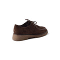 Faux Suede Laced Chunky Loafer Shoes Woman JK-01 Coffee - 2