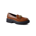Gucci Monolith Leather Loafers High Heels Woman TN-179 Camel - 1