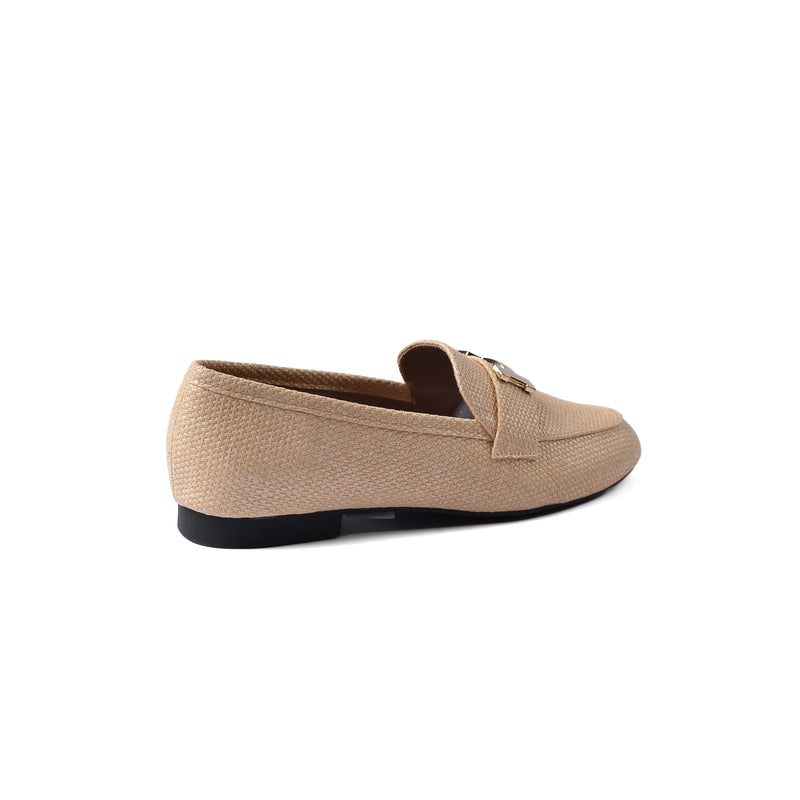 Hermes Paris Loafer Pure Leather Ethos Shoes Woman TN-175 Beige - 2