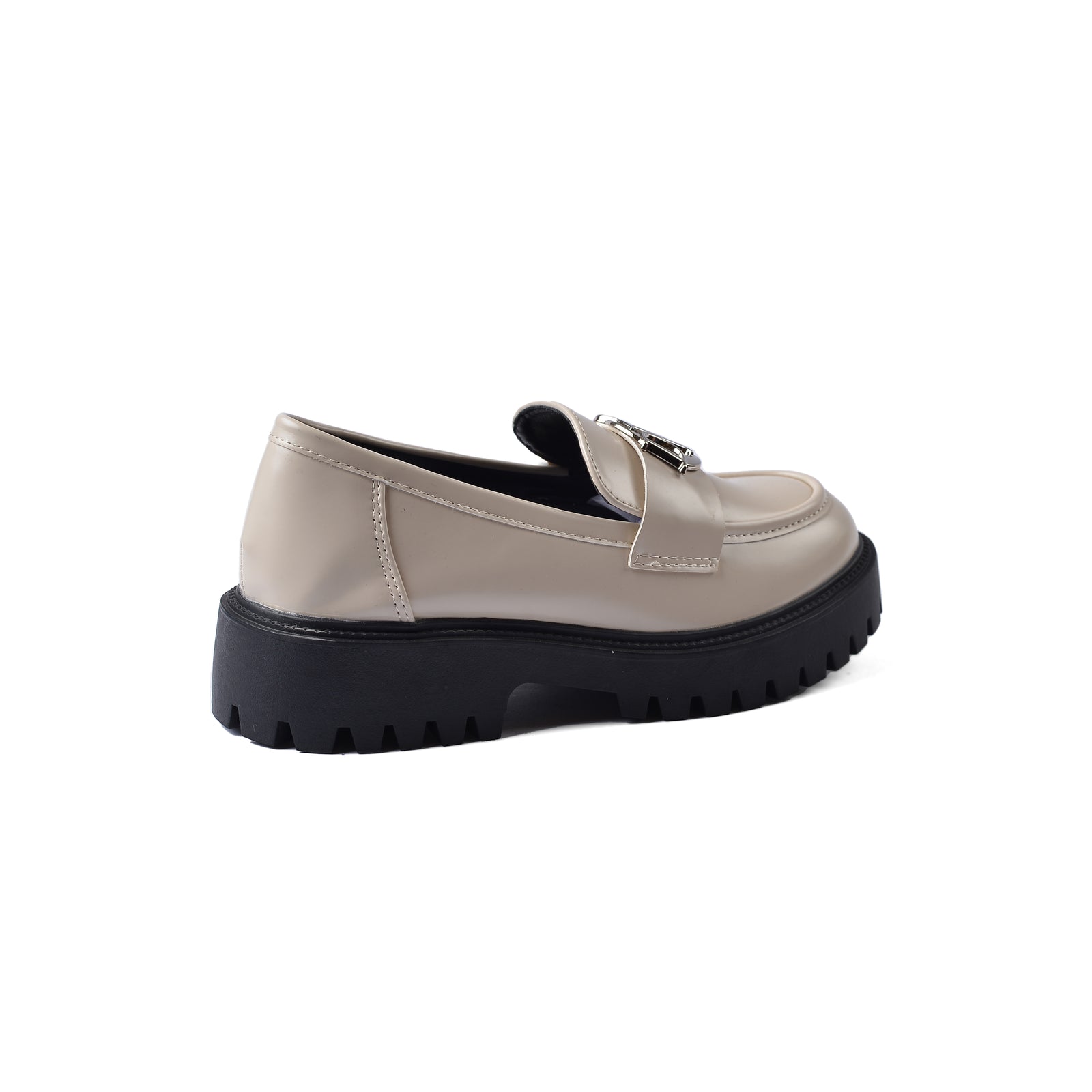 Dior Monolith Leather Loafers High Heels Woman TN-178 Off-White - 2