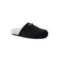 Gucci Flat Open Back Loafer Slipper Luxury Woman VK-111 Black - 1