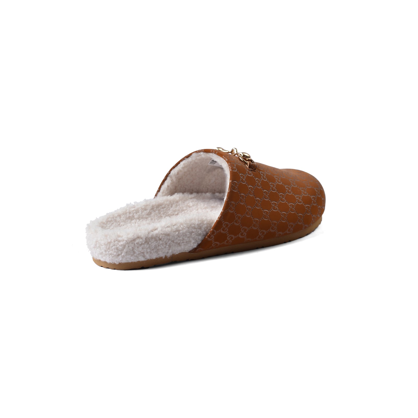 Gucci Flat Open Back Loafer Slipper Luxury Woman VK-111 Camel - 2