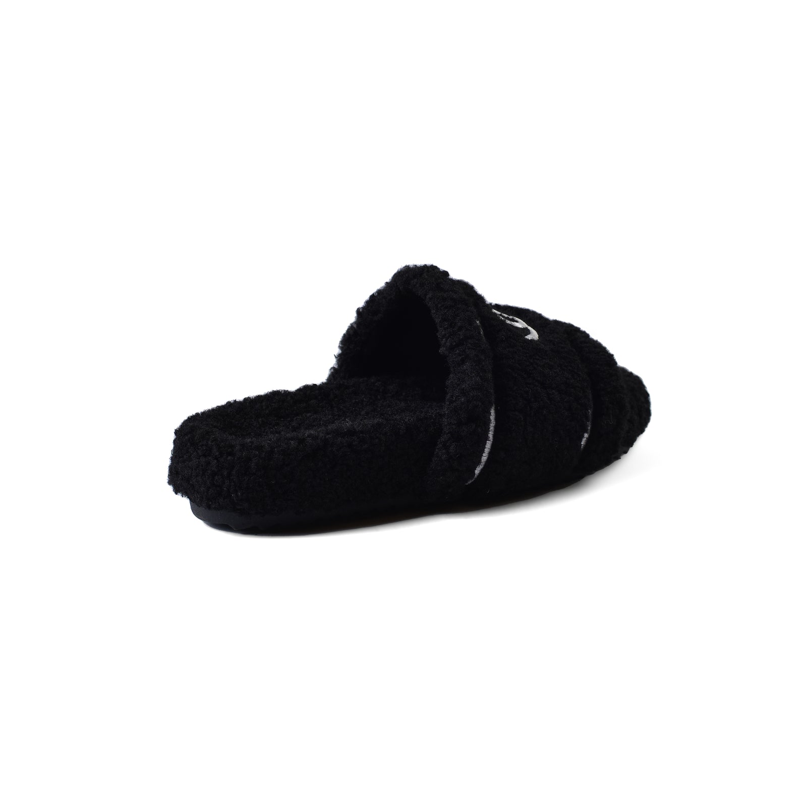 Chanel Flat Open Back Loafer Slipper Luxury Woman LQ20-16 Black - 3