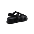 Sandals Chunky Hardware With A Buckle At The Back Woman 2015-22 Black - 2