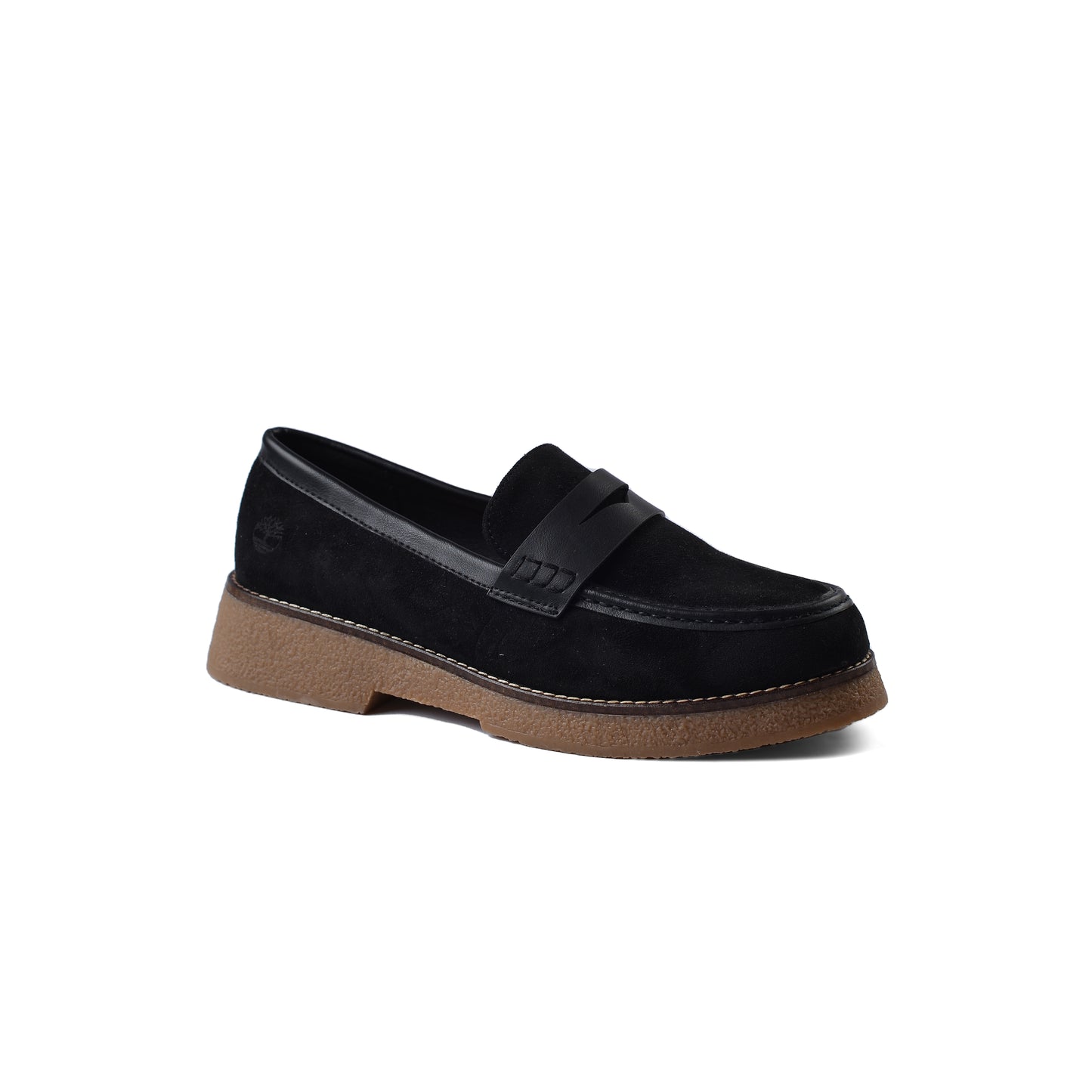 Timberland Faux Suede Classic Loafer With Front Tab Shoes Woman JK-03 Black
