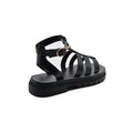 Celine Leather Clea Triomphe Strappy Gladiator Sandals Woman CC-11 Black - 2