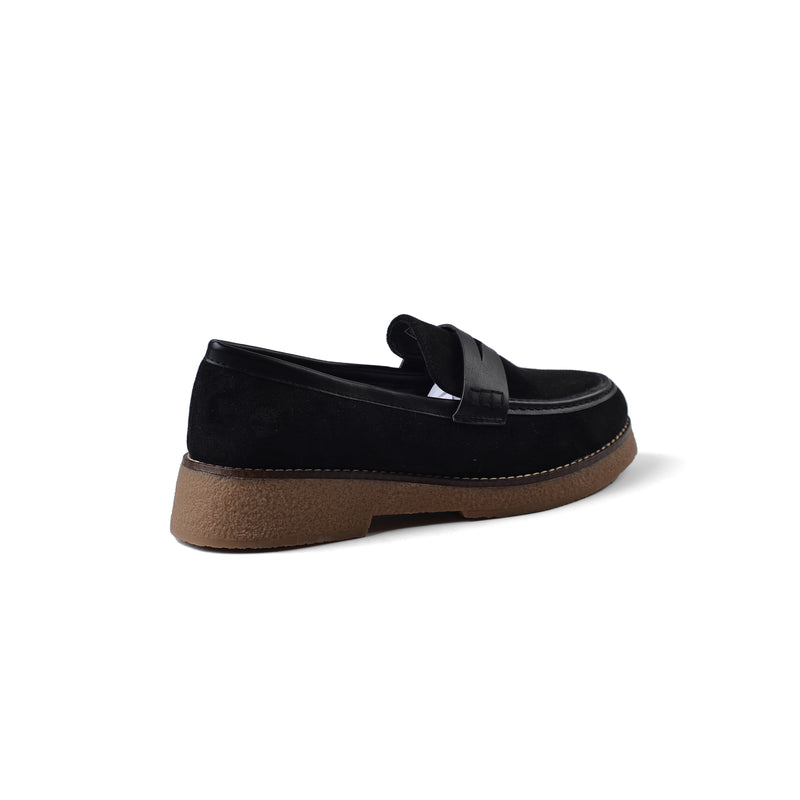 Timberland Faux Suede Classic Loafer With Front Tab Shoes Woman JK-03 Black - 2