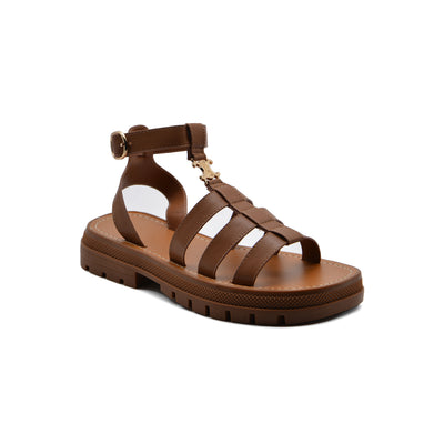 Celine Leather Clea Triomphe Strappy Gladiator Sandals Woman CC-11 Havan