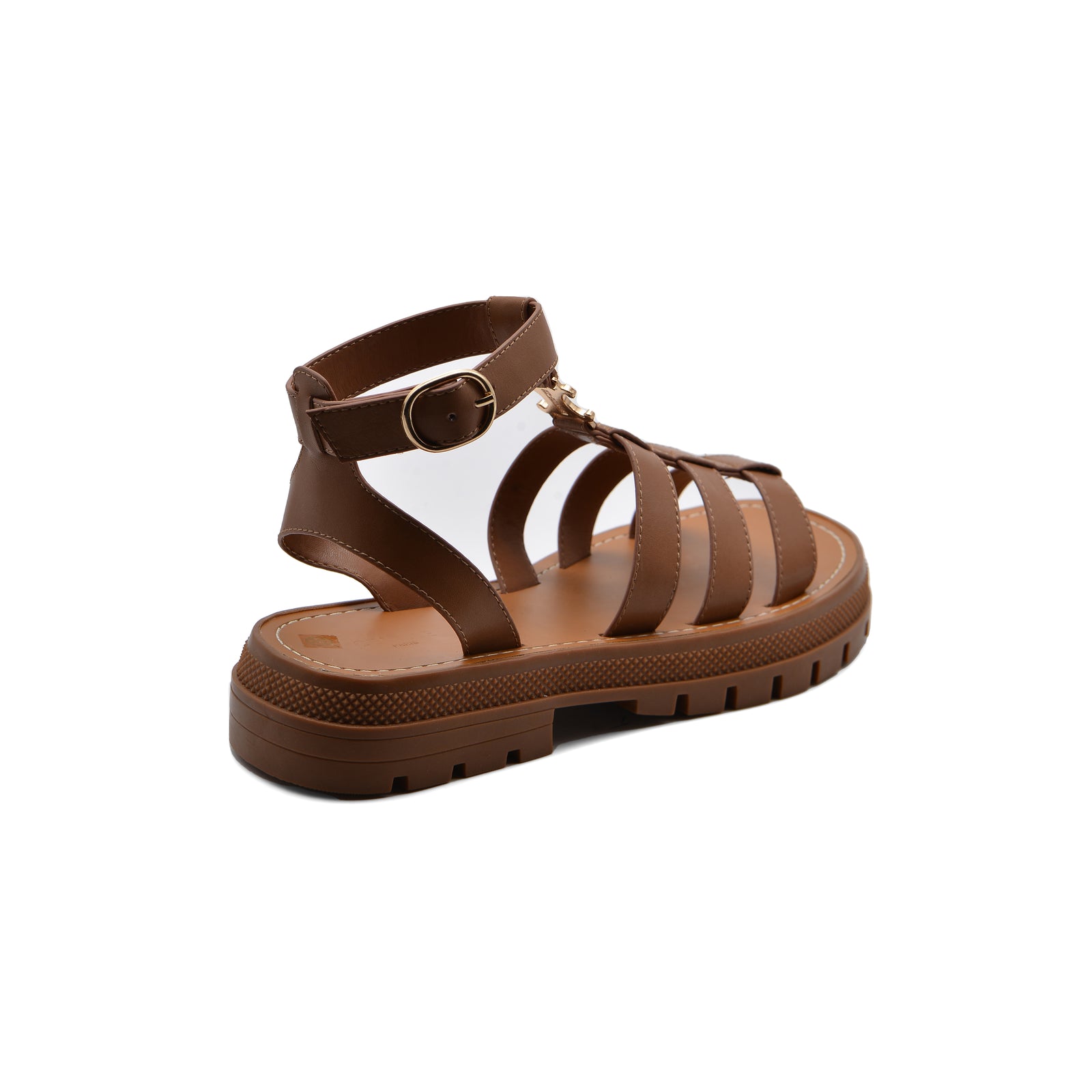 Celine Leather Clea Triomphe Strappy Gladiator Sandals Woman CC-11 Havan - 2